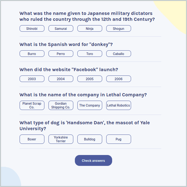 Quzzical - Quiz App screenshot